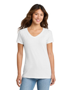Port & Co LPC450V White-Women's Fan Favorite™ V-Neck T-Shirt White