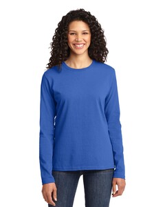 Port & Co LPC54LS XXL-Women's Long Sleeve 5.4-oz 100% Cotton T-Shirt XXL