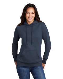 Port & Co LPC78H Navy-Women's Core Fleece Pullover Hoodie Navy