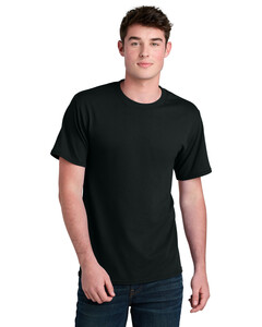 Port & Co PC01 Black-Core Blend Recycled T-Shirt Black