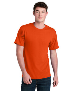 Port & Co PC01 Orange-Core Blend Recycled T-Shirt Orange