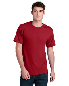 Port & Co PC01 Red-Core Blend Recycled T-Shirt Red