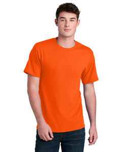 Port & Co PC01 Orange-Core Blend Recycled T-Shirt Orange