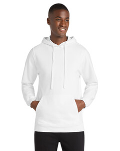 Port & Co PC098H White-Essential Pigment-Dyed Pullover Hoodie White