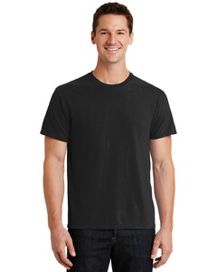 Port & Co PC099 Black-Essential Pigment-Dyed T-Shirt Black