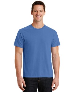 Port & Co PC099 Blue-Essential Pigment-Dyed T-Shirt Blue