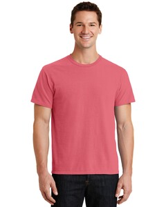 Port & Co PC099 Pink-Essential Pigment-Dyed T-Shirt Pink