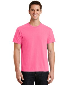 Port & Co PC099 Pink-Essential Pigment-Dyed T-Shirt Pink