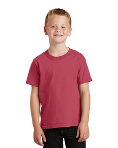 Port & Co PC099Y Maroon-Youth Essential Pigment-Dyed T-Shirt Maroon
