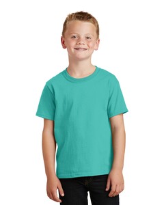 Port & Co PC099Y Blue-Green-Youth Essential Pigment-Dyed T-Shirt Blue-Green