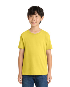 Port & Co PC099Y Yellow-Youth Essential Pigment-Dyed T-Shirt Yellow