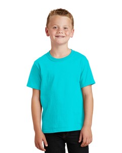 Port & Co PC099Y Blue-Youth Essential Pigment-Dyed T-Shirt Blue