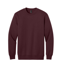 Port & Co PC107 Maroon-Foundation Fleece Pullover Crewneck Sweatshirt Maroon