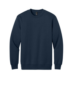 Port & Co PC107 Navy-Foundation Fleece Pullover Crewneck Sweatshirt Navy