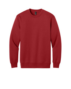 Port & Co PC107 Red-Foundation Fleece Pullover Crewneck Sweatshirt Red