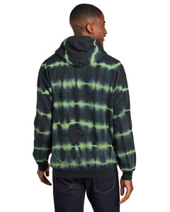 Port & Co PC143 Tie-Dyed-Allover Stripe Tie-Dye Fleece Hoodie Tie-Dyed
