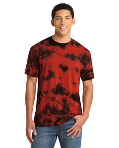 Port & Co PC145 Black-Crystal Tie-Dye T-Shirt Black