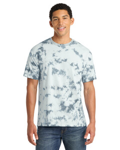 Port &amp; Co PC145 Gray-Crystal Tie-Dye T-Shirt Gray
