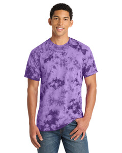 Port & Co PC145 Purple-Crystal Tie-Dye T-Shirt Purple