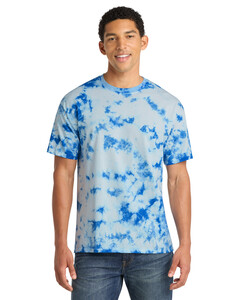 Port & Co PC145 Blue-Crystal Tie-Dye T-Shirt Blue
