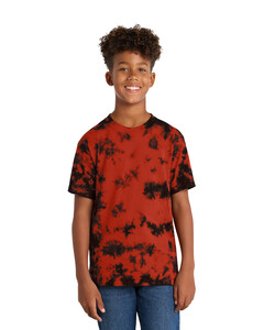 Port & Co PC145Y Black-Youth Crystal Tie-Dye T-Shirt Black