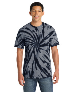 Port & Co PC147 Black-Essential Tie-Dye T-Shirt Black