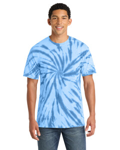 Port & Co PC147 Blue-Essential Tie-Dye T-Shirt Blue