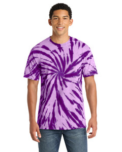 Port & Co PC147 Purple-Essential Tie-Dye T-Shirt Purple