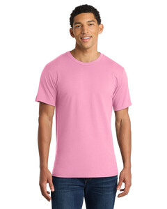 Port & Co PC150 Pink-Essential Ring Spun Cotton T-Shirt Pink