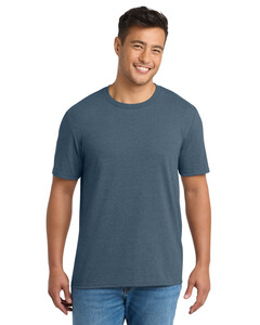 Port & Co PC330 Blue-Tri-Blend T-Shirt Blue