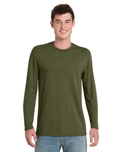 Port & Co PC330LS Green-Tri-Blend Long Sleeve T-Shirt Green