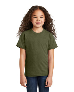 Port & Co PC330Y Green-Youth Tri-Blend T-Shirt Green