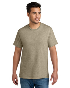Port & Co PC340 Brown-CVC T-Shirt Brown