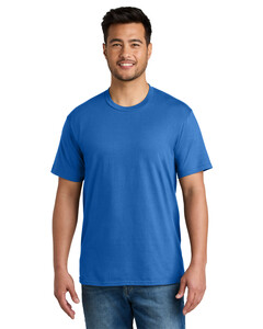 Port & Co PC340 Blue-CVC T-Shirt Blue