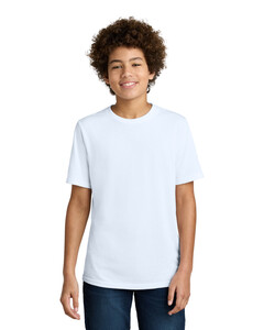 Port & Co PC340Y White-Youth CVC T-Shirt White