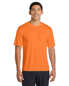Port &amp; Co PC380 Orange-Performance Tee 100% Polyester T-Shirt Orange