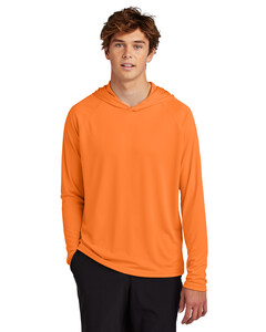 Port & Co PC380H Orange-Performance Pullover Hooded T-Shirt Orange