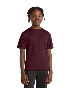 Port & Co PC380Y Maroon-Youth Essential Performance T-Shirt Maroon