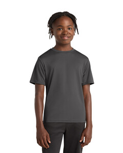 Port & Co PC380Y Gray-Youth Essential Performance T-Shirt Gray