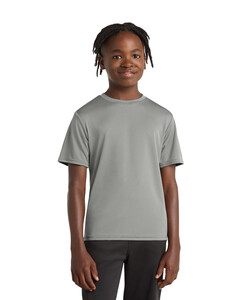 Port & Co PC380Y Gray-Youth Essential Performance T-Shirt Gray