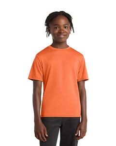 Port &amp; Co PC380Y Orange-Youth Essential Performance T-Shirt Orange