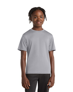 Port &amp; Co PC380Y Gray-Youth Essential Performance T-Shirt Gray