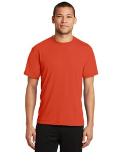 Port &amp; Co PC381 Orange-Essential Blended Performance T-Shirt Orange