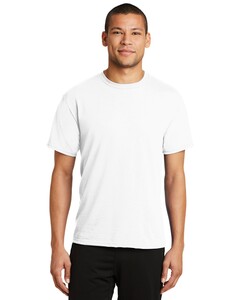 Port & Co PC381 White-Essential Blended Performance T-Shirt White