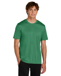 Port & Co PC390 Green-Heather Performance Tee Green