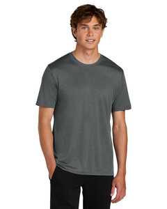 Port & Co PC390 Gray-Heather Performance Tee Gray