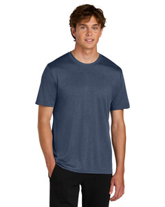 Port & Co PC390 Navy-Heather Performance Tee Navy