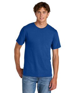 Port &amp; Co PC43 Blue-Easy Cotton T-Shirt Blue