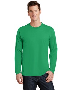 Port & Co PC450LS Green-Long Sleeve Fan Favorite T-Shirt Green