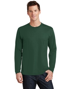 Port & Co PC450LS Green-Long Sleeve Fan Favorite T-Shirt Green